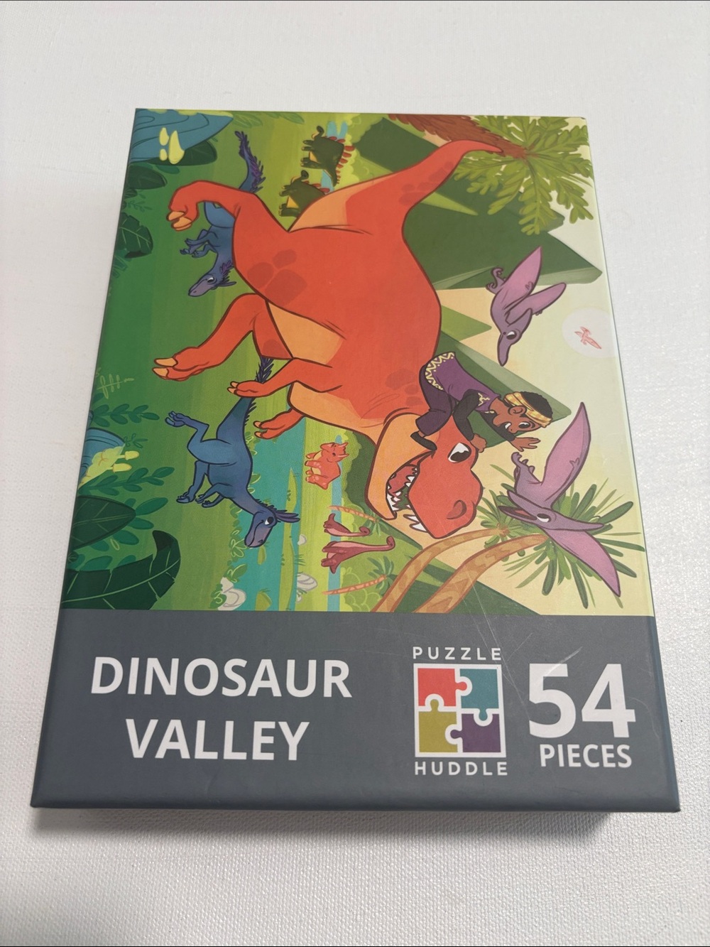 Dinosaur Valley 54-Piece Kids Puzzle - Red & Green